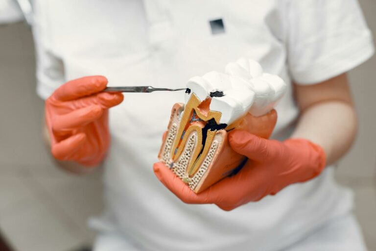 damaged tooth